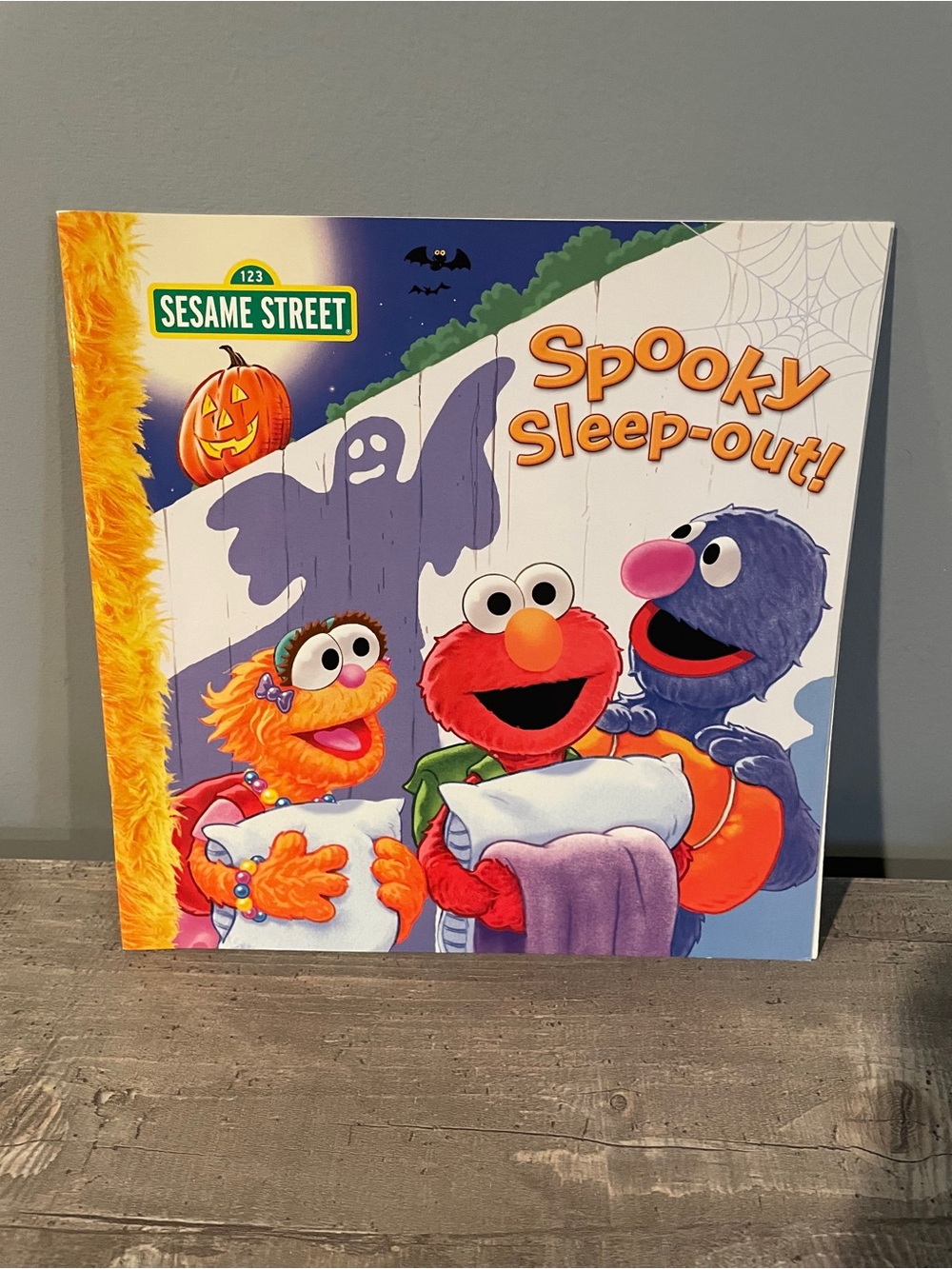 Halloween Sesame Street Spooky Sleep-out Paperback Toddler Book + Free Gift!!